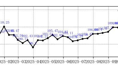 2025年10月中旬食用菌價(jià)格總指數(shù)基本持平，單品指數(shù)2升4降